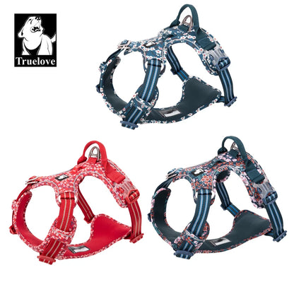 Truelove Floral No-Pull Dog Harness