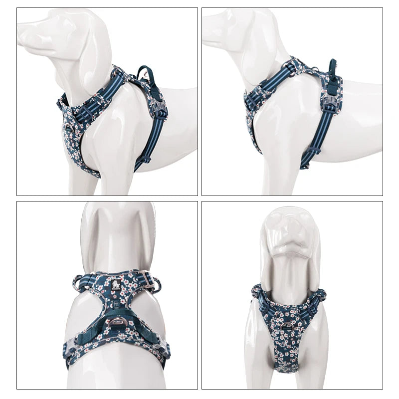 Truelove Floral No-Pull Dog Harness