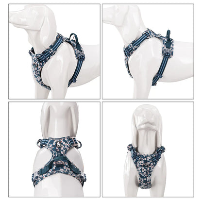 Truelove Floral No-Pull Dog Harness