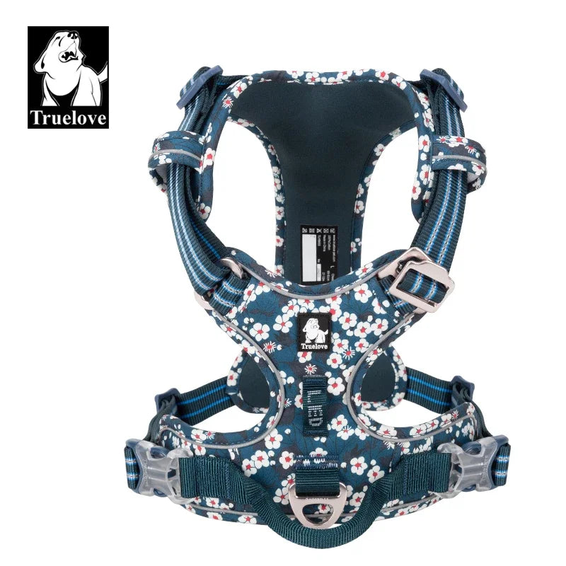 Truelove Floral No-Pull Dog Harness