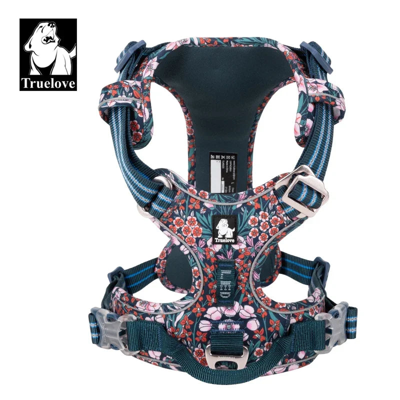 Truelove Floral No-Pull Dog Harness
